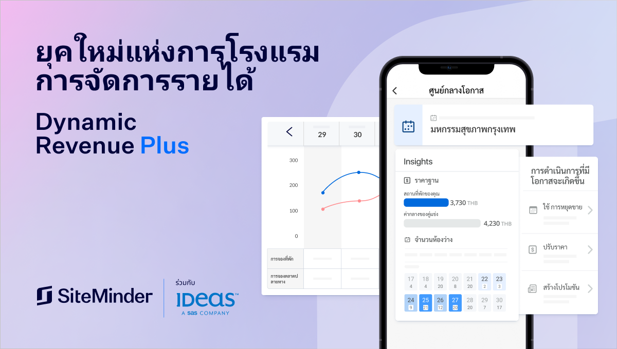 SiteMinder เปิดตัวโซลูชันจัดการรายได้แบบไดนามิกบนมือถือ